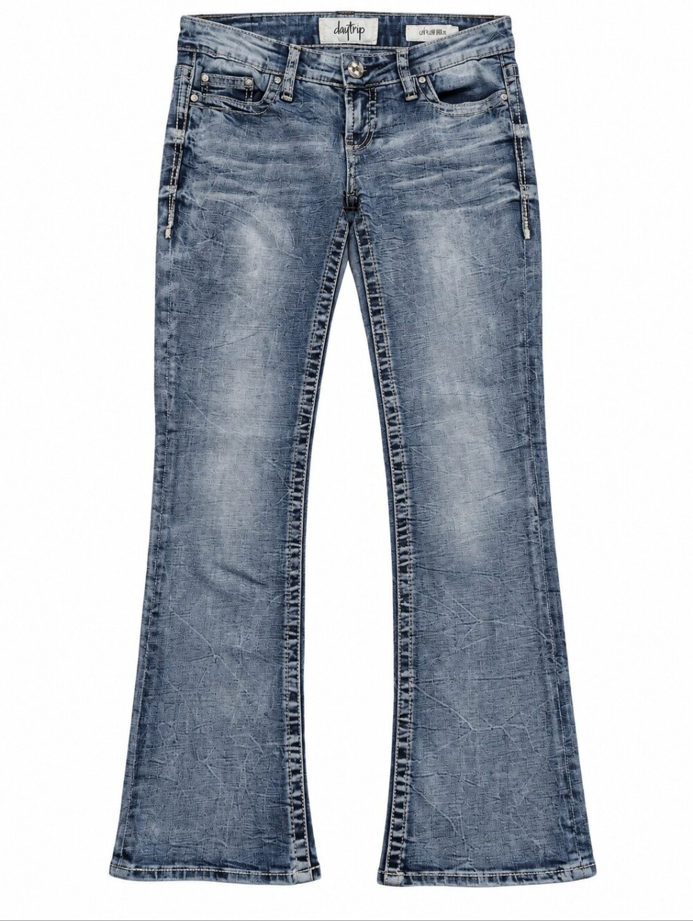 Daytrip Washed Blue Flare Boot cut Jeans